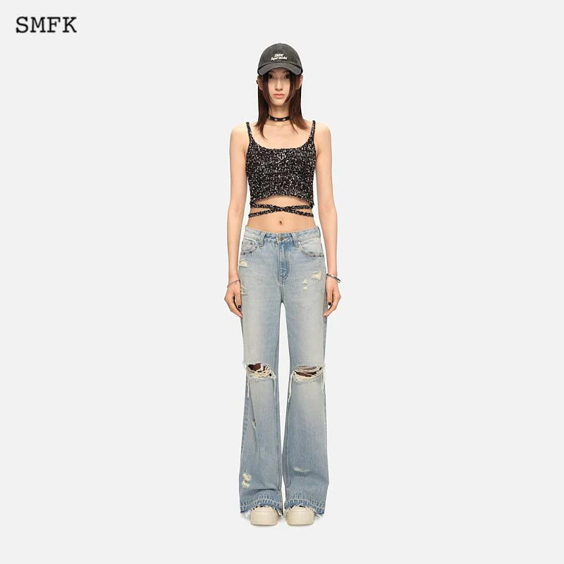 SMFK Wilderness World Wandering Jeans Blue