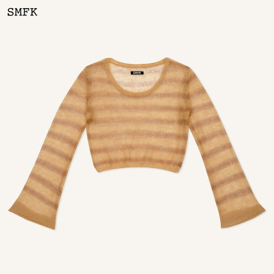 SMFK WildWorld Desert Stripe Print Mohair Top