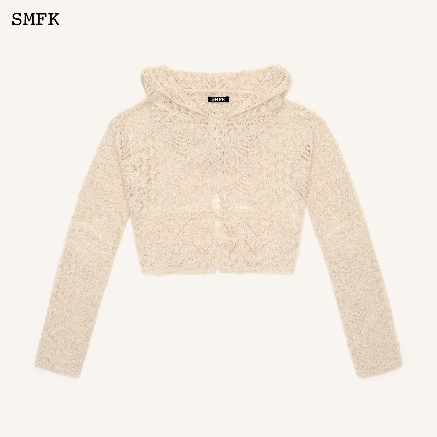 SMFK WildWorld Stray Netting Mural Cardigan Hoodie