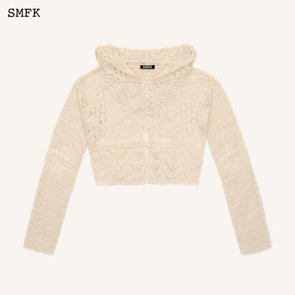 SMFK WildWorld Stray Netting Mural Cardigan Hoodie