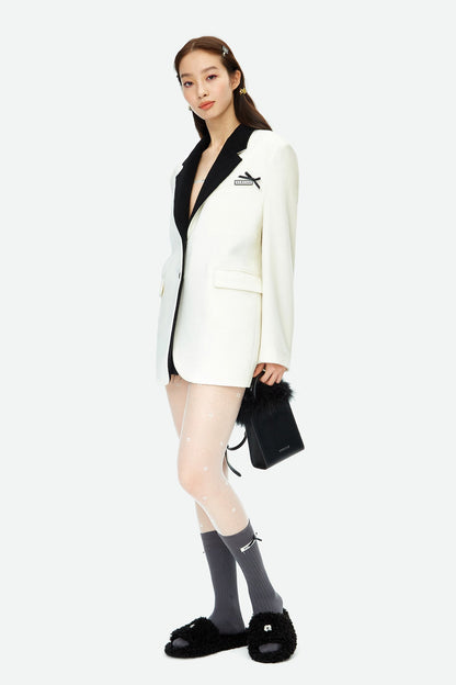 Herlian Wool Collision Blazer