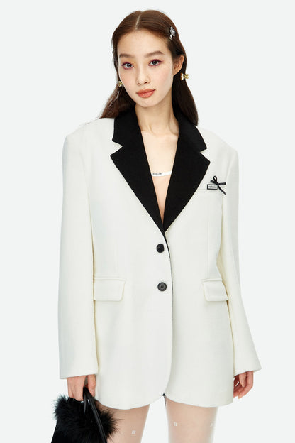 Herlian Wool Collision Blazer