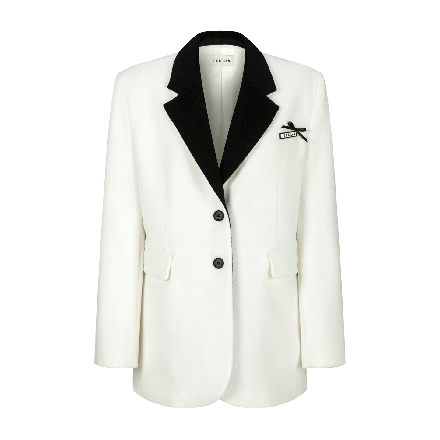 Herlian Wool Collision Blazer