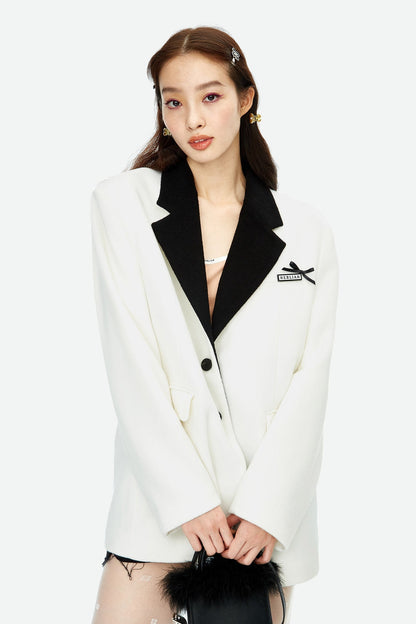 Herlian Wool Collision Blazer