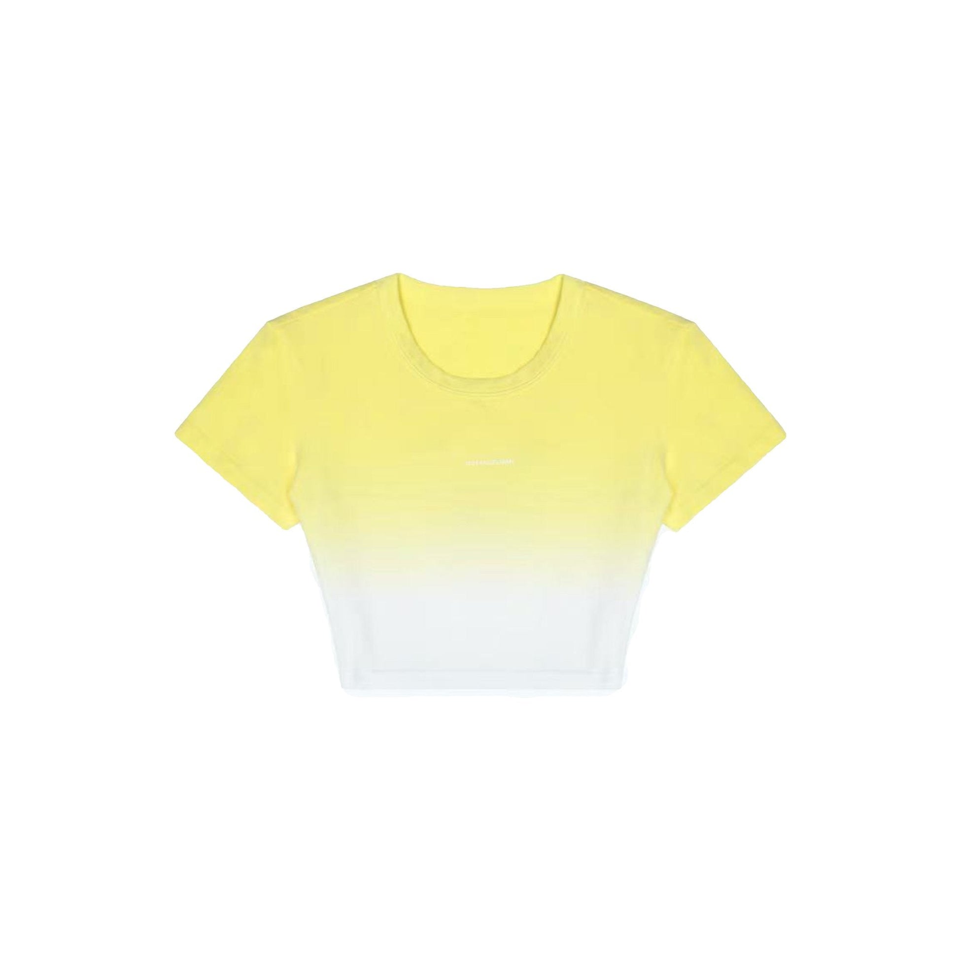 ANN ANDELMAN Yellow Dip-Dye T-Shirt | MADA IN CHINA